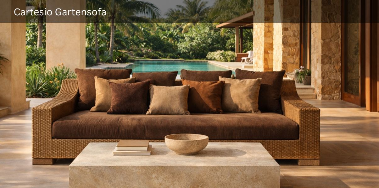 Cartesio Gartensofa