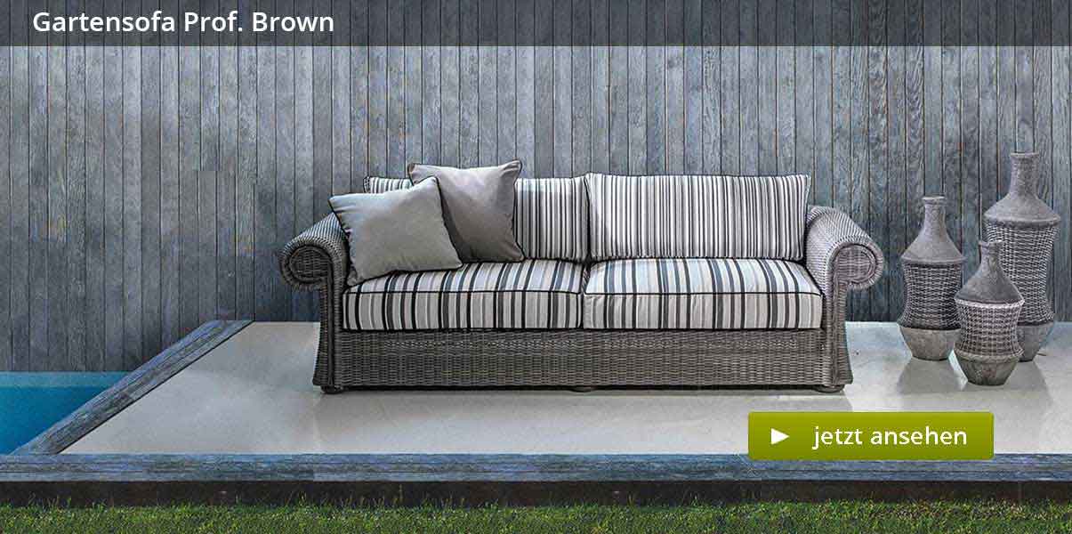 Gartensofa Prof. Brown 