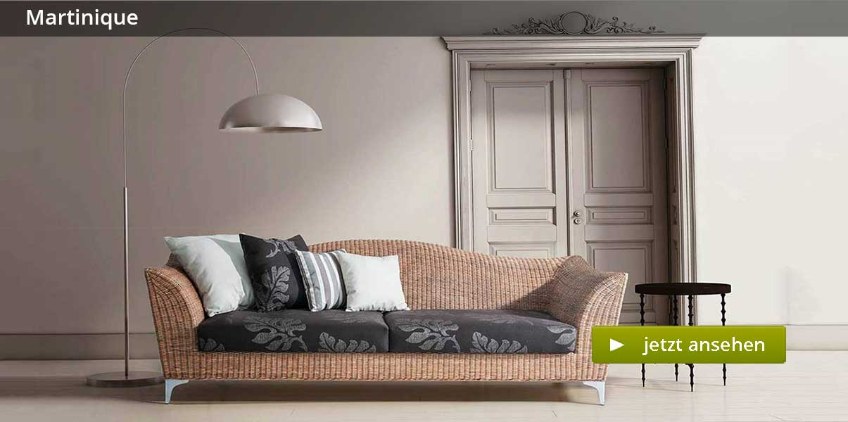 Rattansofa Martinique 