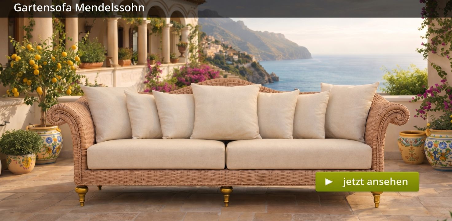 Gartensofa Mendelssohn