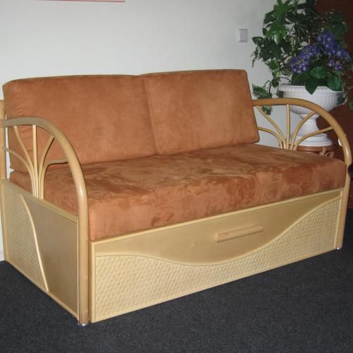 Rattan-Auszugsofa Art. 19814