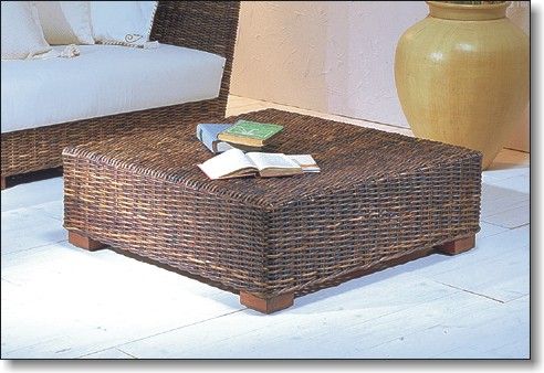 Rattansofa, Korbsofa, Schlafsofa Enrico