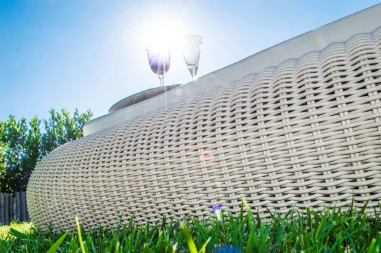 Rattanliege Sonnenliege , Lounge Ciabatta