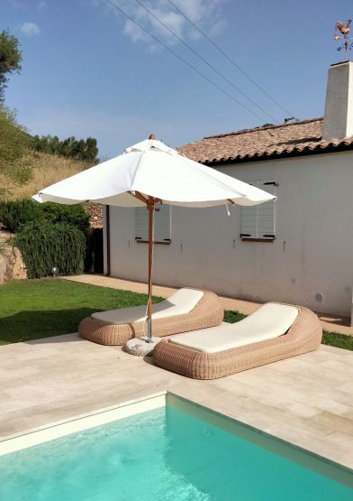 Rattanliege Sonnenliege , Lounge Ciabatta