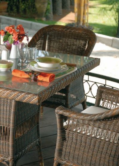 Rattan-Essgarnitur Primavera outdoor