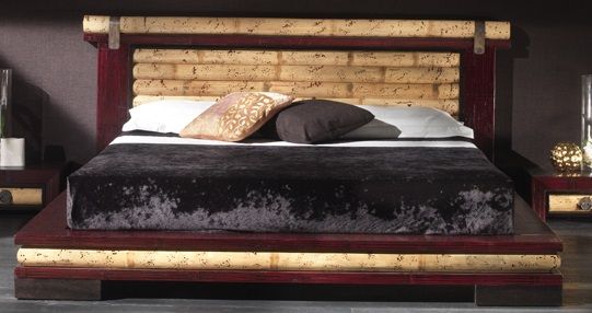 Bambusbett Tobago mit  Lattenrost