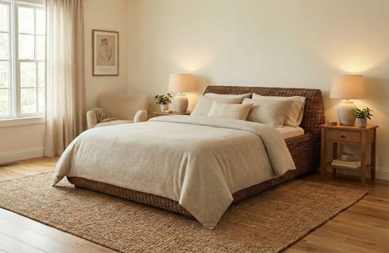 Rattanbett, Korbbett Mango - edle Verarbeitung, Premiumqualit�t aus Italien