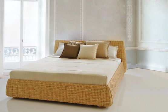 Rattanbett, Korbbett Mango - edle Verarbeitung, Premiumqualit�t aus Italien