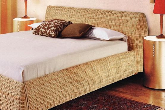 Rattanbett, Korbbett Mango - edle Verarbeitung, Premiumqualit�t aus Italien