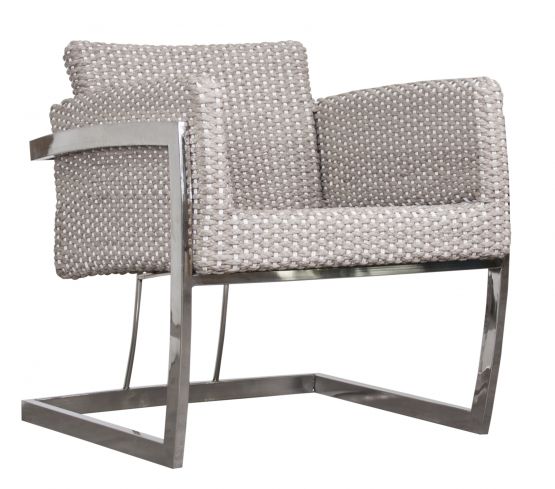 Obsidian Loungegruppe grey-white  Sofa,2 Sessel, Tisch u.Hocker
