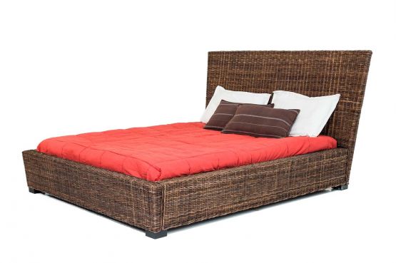 Exklusives Rattanbett Enrico   180 x 200 cm