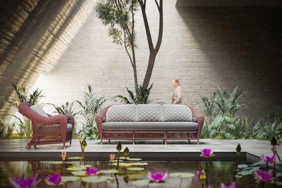 3-Sitzer Sofa Joy outdoor Rope