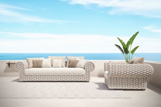 3-Sitzer Sofa Milo outdoor Rope