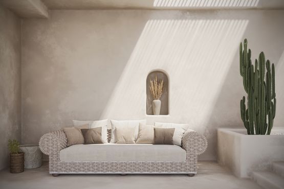 3-Sitzer Sofa Milo outdoor Rope