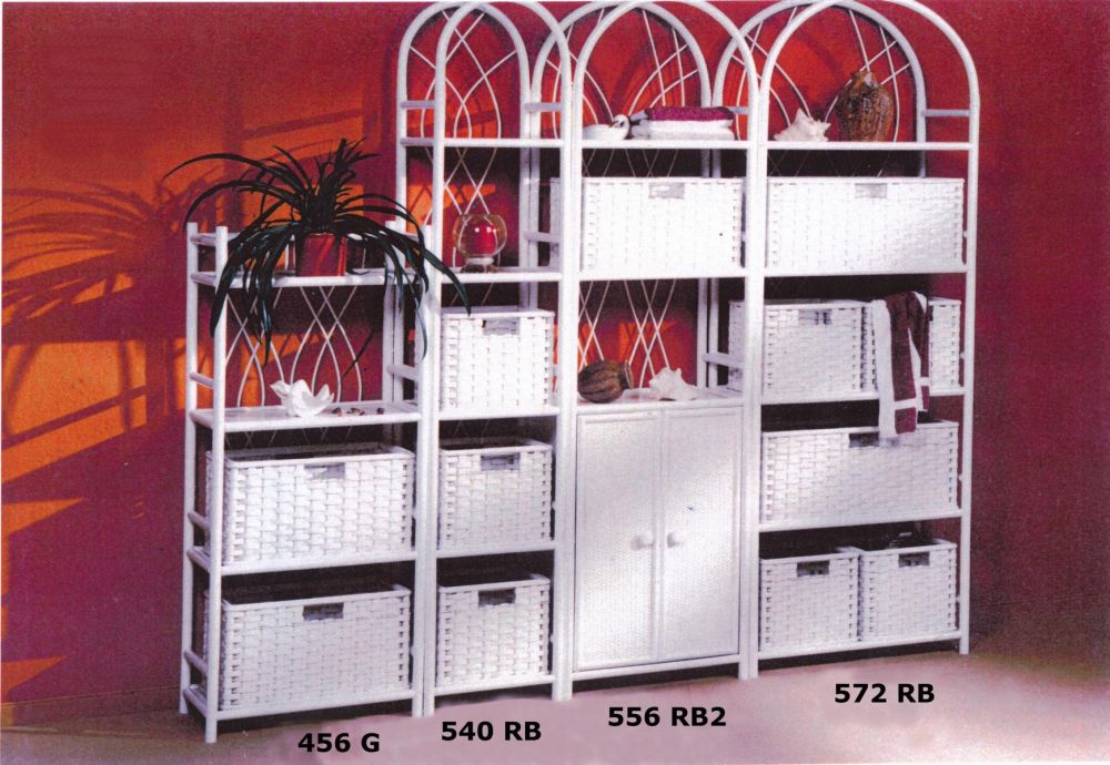 Rattan-Standregale Made in Germany