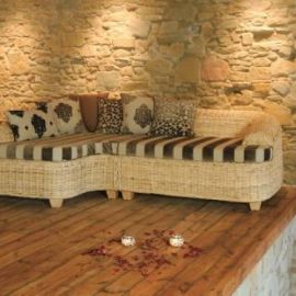 Rattan- Ecksofa K 115