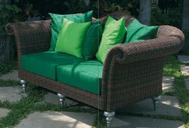 Rattansofa, Korbsofa Mendelssohn - Premium Qualitt
