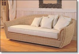 Rattansofa Retro - Premiumqualitt