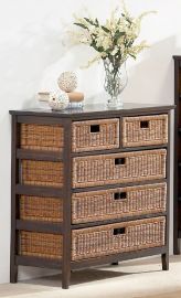 Rattanregal-Sideboard