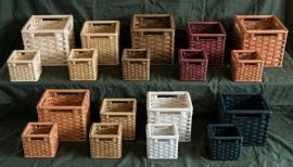 Regalkorb Rattanschiene -Wunschma�-