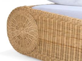 Rattanbett Ibiza  - Made in Italy