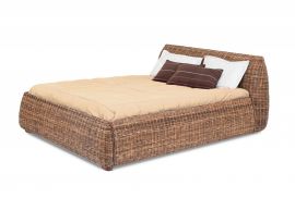 Rattanbett, Korbbett Mango - edle Verarbeitung, Premiumqualität aus Italien