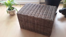 Nachttisch Cubic grau