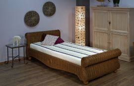 Einzelbett Rattan Silencio 100 x 200 cm