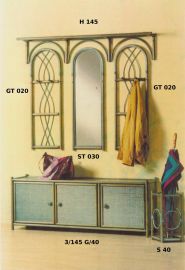 Rattan-Garderobe   Made in Germany