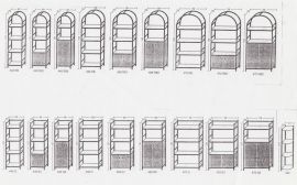 Rattan- Regalsystem /4 Ablagen