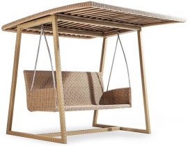 Outdoor Rattan Hollywoodschaukel  Altalena