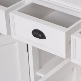 BCA604 - Hutch Cabinet / Schrank mit 5 Türen 3 Schubladen