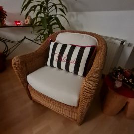 Korbsessel Consueto over bondoot inkl Polster