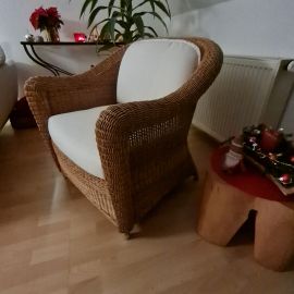 Korbsessel Consueto over bondoot inkl Polster