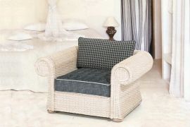 Rattansessel Prof.Brown