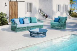 3-Sitzer Sofa Drill outdoor Rope