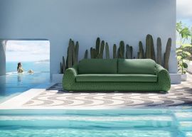 3-Sitzer Sofa Mandarin outdoor Rope