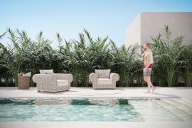 3-Sitzer Sofa Milo outdoor Rope