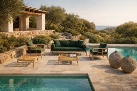 3-Sitzer Sofa Mediterraneo outdoor