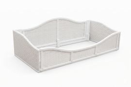 Davos Bettsofa  wei�  100 x 200 cm mit Matratze