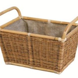 Holzkorb, Rattan mit Jute LK-67